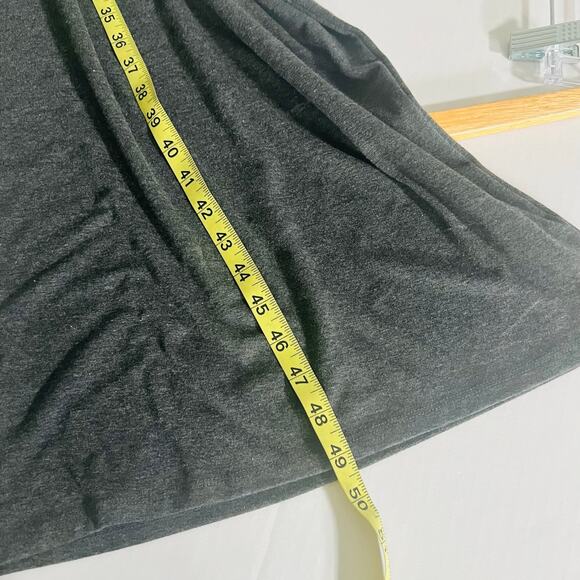 Lulus Gray Mock Neck Back Cut Out Midi Dress Size L Large - Picture 7 of 8